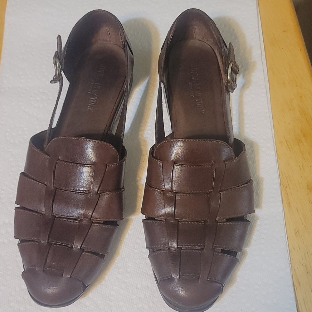 Jones New York Sport Leather Sandals